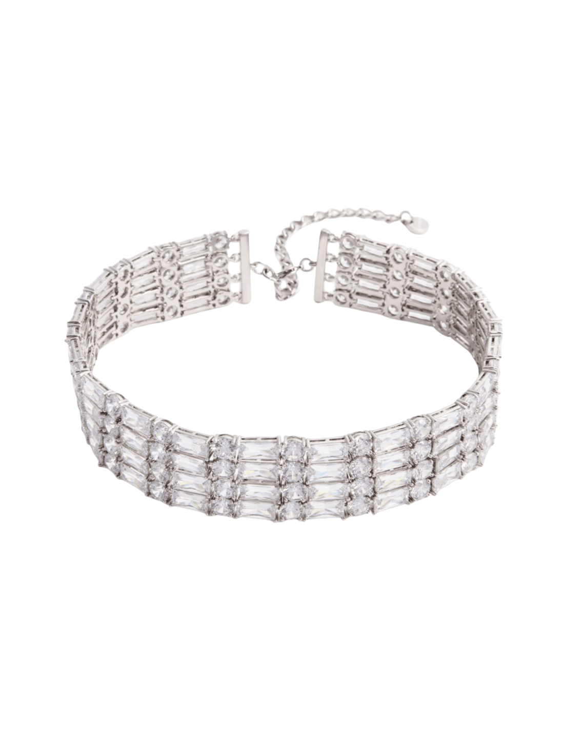 Silver Crystal Choker by Self Portrait - Rental Hong Kong