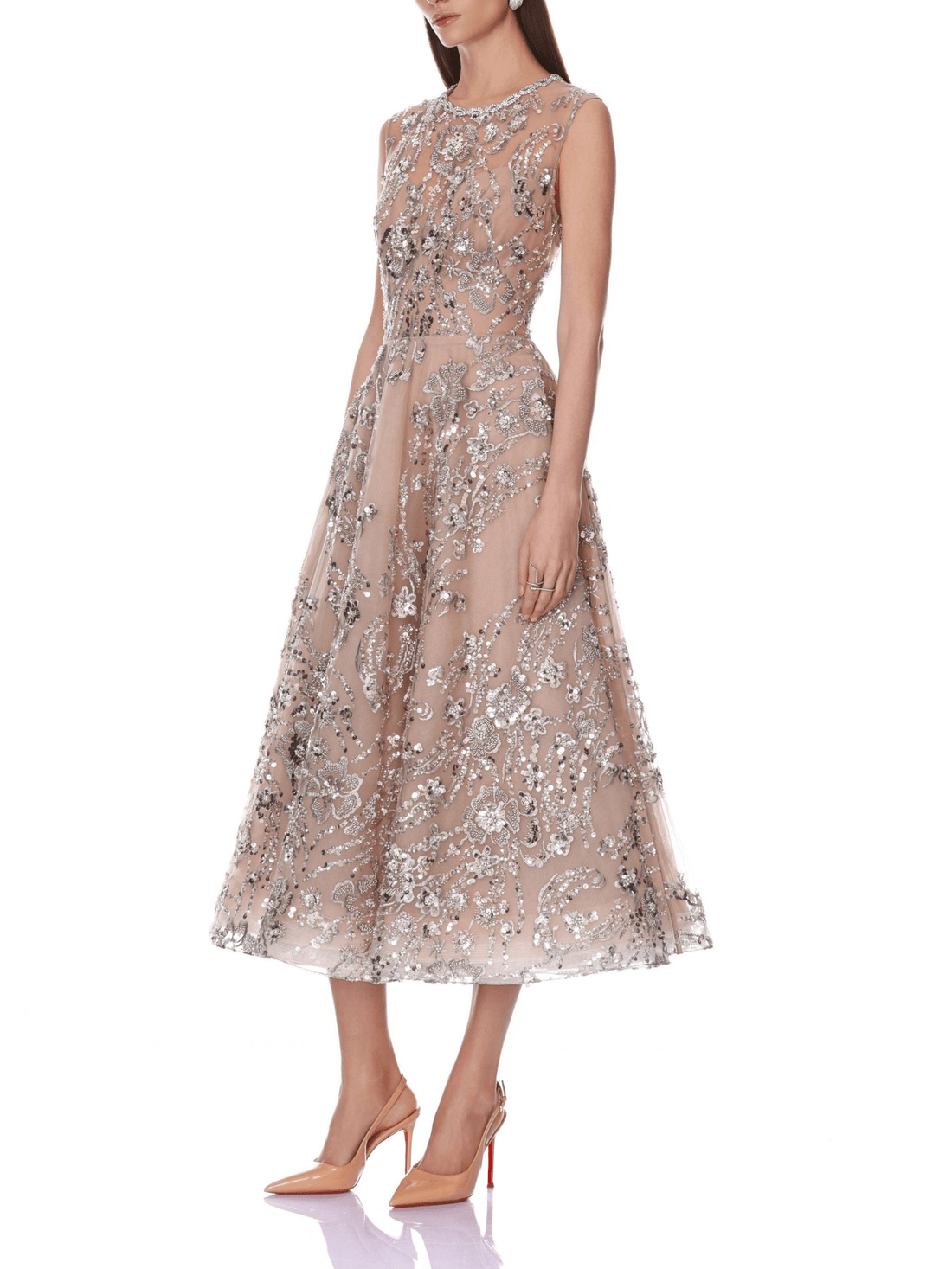 Sleeveless Embellished Midi Dress by Bronx and Banco - Rental Hong Kong