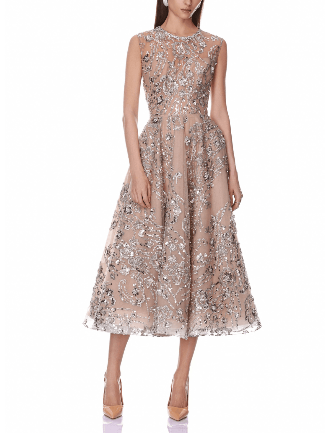 Sleeveless Embellished Midi Dress by Bronx and Banco - Rental Hong Kong