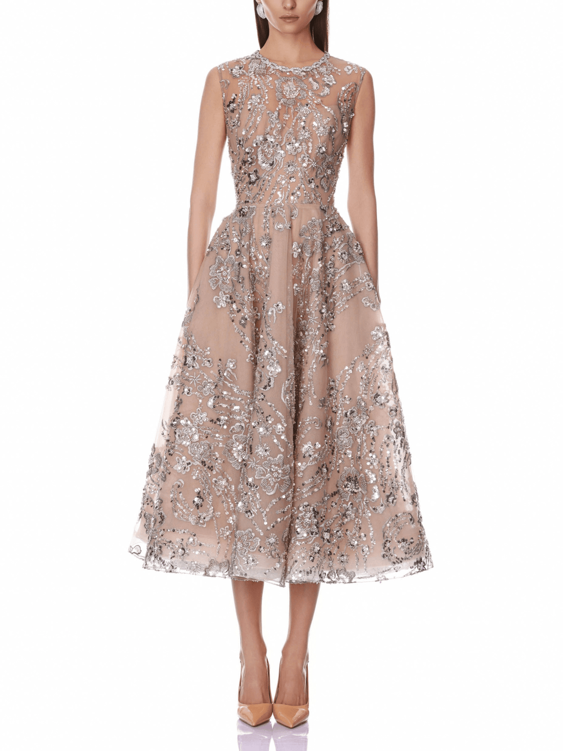Sleeveless Embellished Midi Dress by Bronx and Banco - Rental Hong Kong