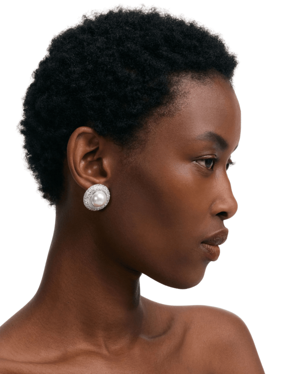 Small Crystal Pearl Earrings by Self Portrait - Rental Hong Kong