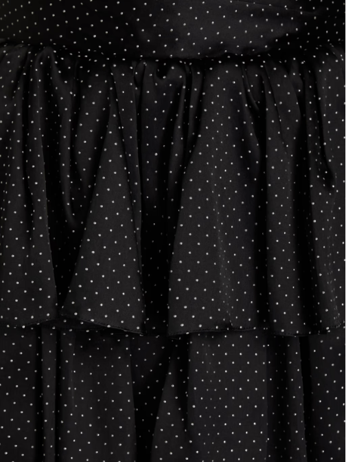 Strapless Tiered Studded Silk - Organza Gown by Rasario - Rental Hong Kong