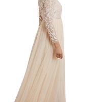 Tempest Bodice Dress Champagne by Needle & Thread - Rental Hong Kong