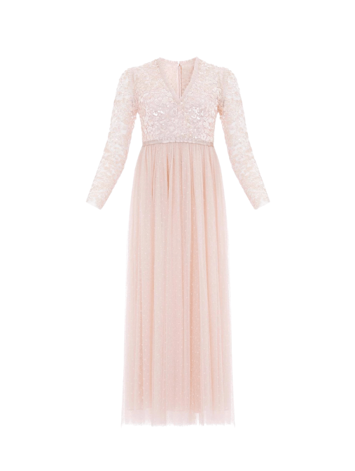 Tempest Bodice V - Neck Ankle Gown by Needle & Thread - Rental Hong Kong