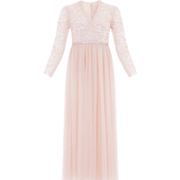 Tempest Bodice V - Neck Ankle Gown by Needle & Thread - Rental Hong Kong