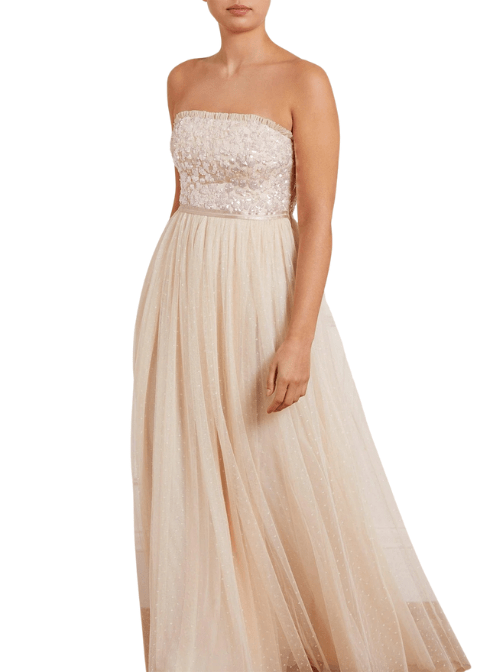 Tempest Strapless Corset Bodice Gown by Needle & Thread - Rental Hong Kong