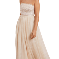 Tempest Strapless Corset Bodice Gown by Needle & Thread - Rental Hong Kong