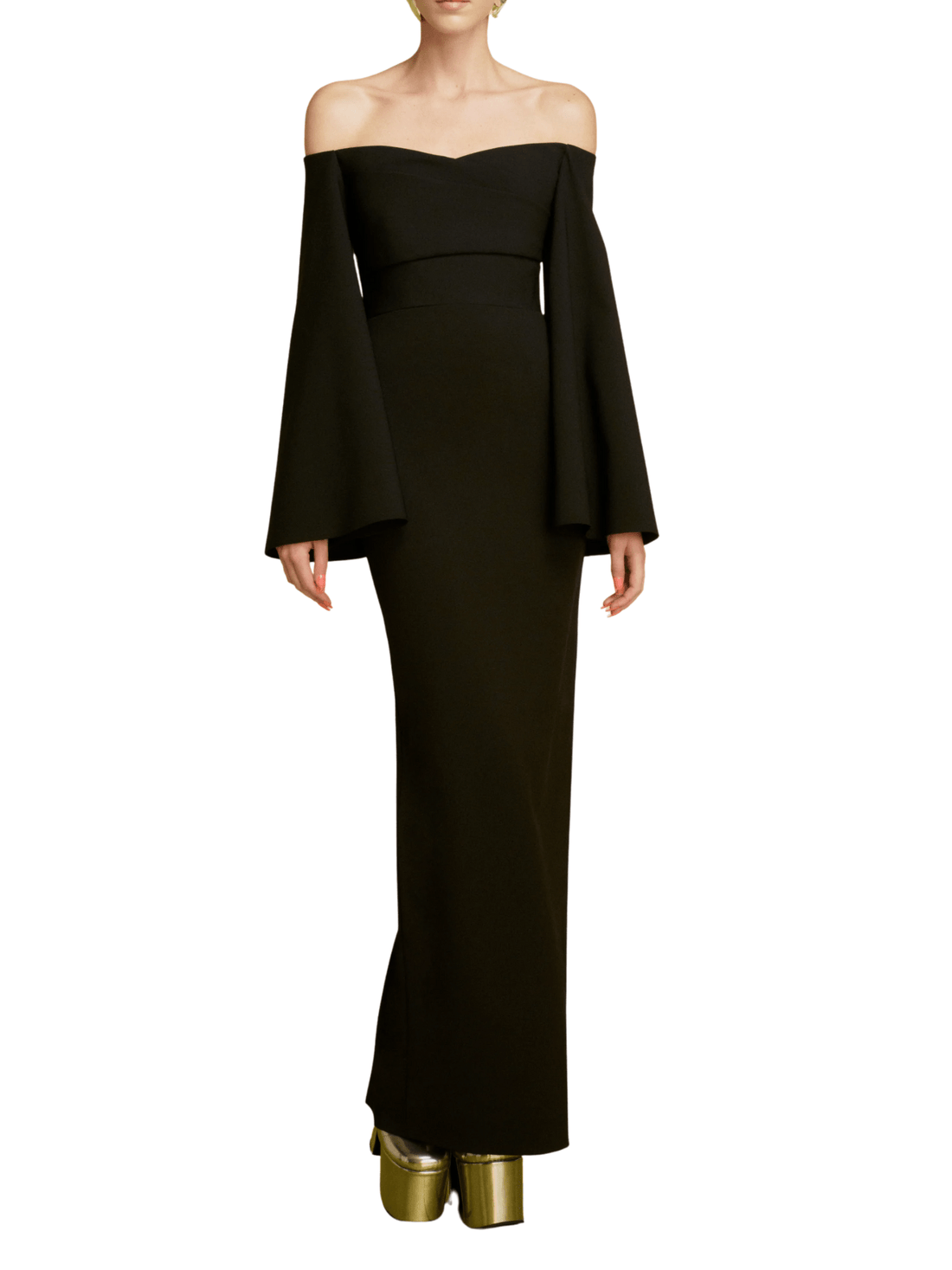 The Eliana Maxi Dress in Black by Solace London - Rental Hong Kong