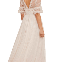 Thea Bodice Ankle Gown by Needle & Thread - Rental Hong Kong