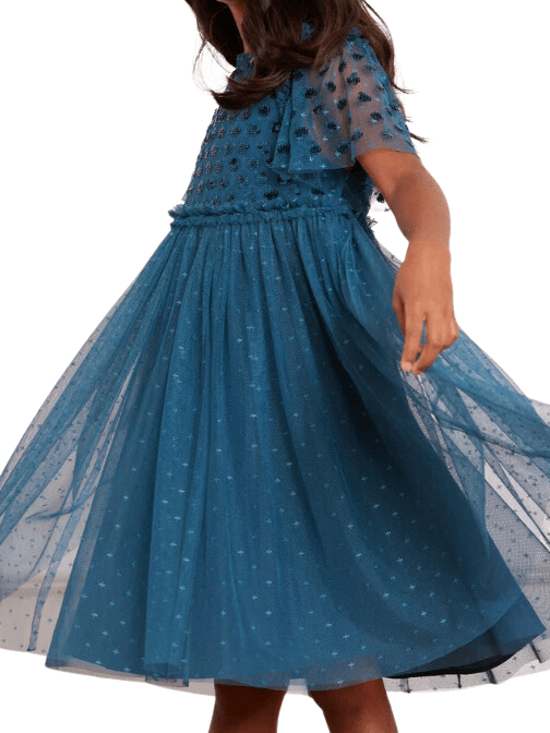 Thea Bodice Kids Dress Blue by Needle & Thread - Rental Hong Kong