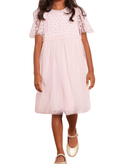 Thea Bodice Kids Dress Pink by Needle & Thread - Rental Hong Kong