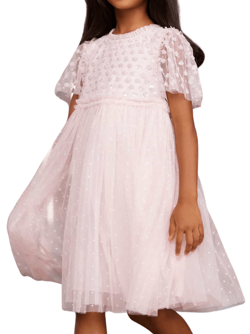 Thea Bodice Kids Dress Pink by Needle & Thread - Rental Hong Kong