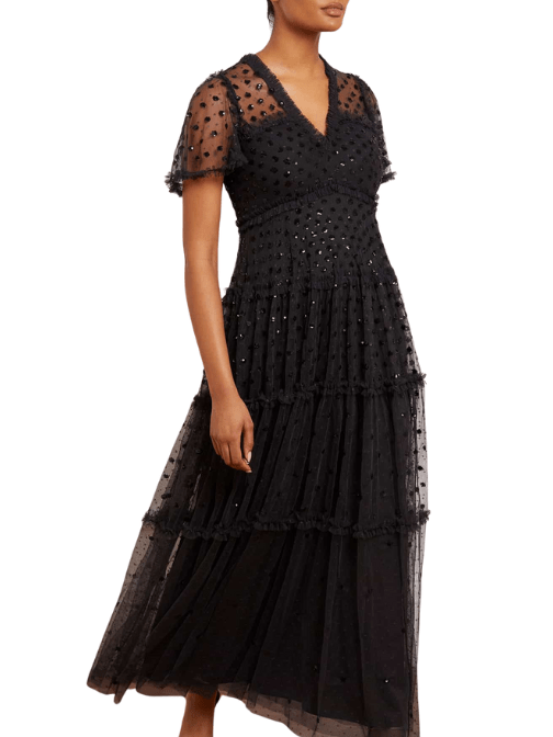 Thea Sequined Maxi Dress by Needle & Thread - Rental Hong Kong