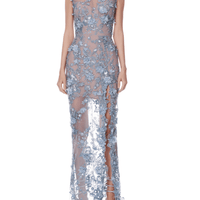 Tiffany Sequin Floral Maxi Dress by Bronx and Banco - Rental Hong Kong