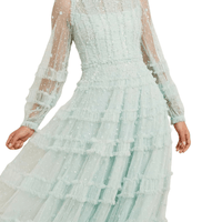 Violet Shimmer Ankle Gown by Needle & Thread - Rental Hong Kong