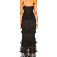 Zelda Fitz Gown Black by MAJORELLE - Rental Hong Kong